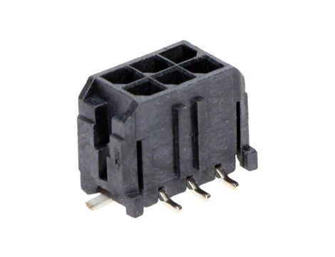Złącze przewód-płytka, gniazdo, męskie, PIN: 6, Micro-Fit 3.0 43045-0618