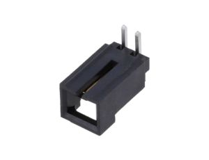 Złącze przewód-płytka, gniazdo, męskie, PIN: 2, SL, kątowe 90, THT 70553-0001