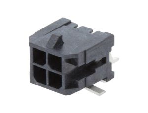 Złącze przewód-płytka, gniazdo, męskie, PIN: 4, Micro-Fit 3.0 43045-0409