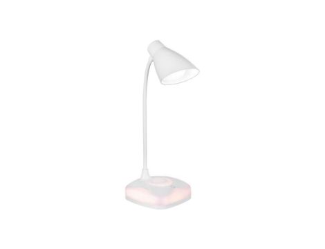 Nowoczesna lampka na biurko LED Activejet CLASSIC PLUS biała z funkcją oświetlenia nocnego