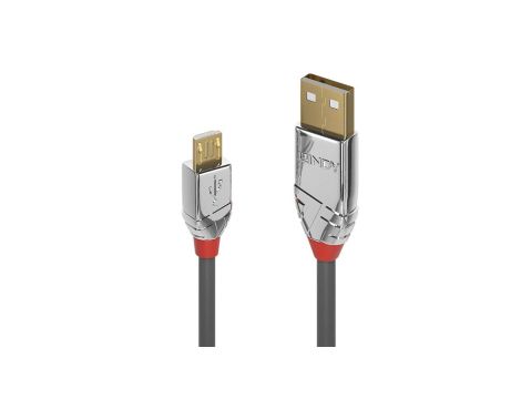Kabel USB 2.0 typu A do Micro-B o długości 1 m, Cromo Line