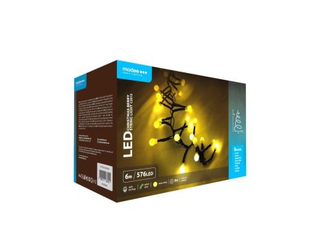 Lampki choinkowe modee 6m WARM 576LED ML-C2015