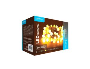 Lampki Kulki Modee 20m 200LED barwa ciepła ML-C20092
