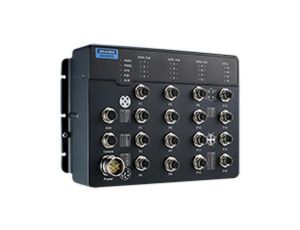 Zarządzalny Switch Ethernet PoE EN50155 z 12FE+4GE, 24-110VDC EKI-9516E-4GMPX-AE