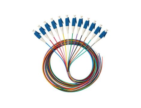 Pigtail SM 1J 9/125 wtyk LC/UPC dł. 2 m /opak. 12 szt./