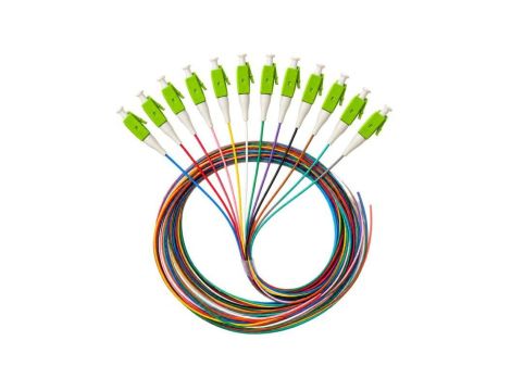 Pigtail SM 1J 9/125 (G.657.A1) wtyk LC/APC dł. 2 m /opak. 12 szt./
