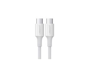 UGREEN Kabel USB 2.0 typ-C / typ-C (wtyk / wtyk) Quick Charge 4.0 US300 biały /1m/