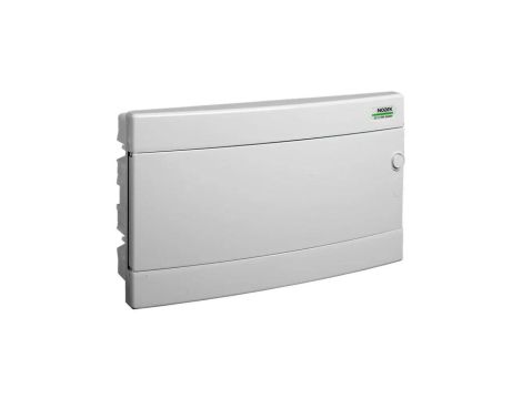 Rozdzielnica podtynkowa PNF-HW do ścian pustych 1x18 modułów IP40 (400V AC) 393x227x99mm plastikowa drzwi pełne NOARK