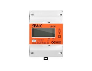 Licznik zużycia energii elektrycznej MID 3-fazowy 10/100A 4-modułowy z wyświetlaczem LCD SIMLIC