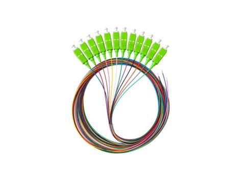 Pigtail SM 1J 9/125 wtyk SC/APC (G.657.A1) dł. 2 m /opak. 12 szt./