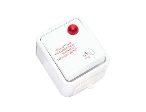 Wyłącznik akustyczny sygnału dźwiękowego biały W2 WSD-1