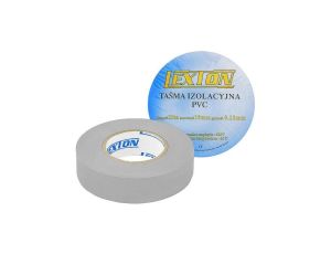 Taśma izolacyjna PVC 19mm x 25m LEXTON szara