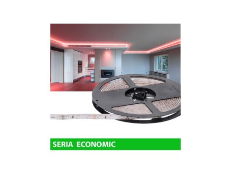 Taśma Economic IP63 12V 60led czerwona SMD2835 (5)
