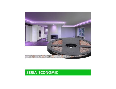 Taśma 12V 5m 600 led 48W fioletowa smd2835 wyc.