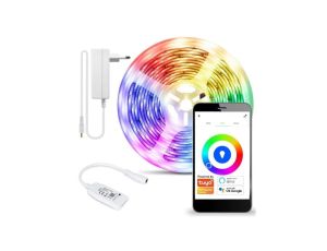 Inteligentna Taśma Pasek LED 24W RGB + CCT IP20 SMART TUYA Wi-Fi 5m