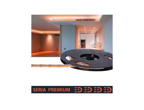 Taśma Premium 12V COB 480led pomarańczowa (5)