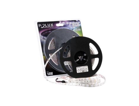 Taśma LED Pasek 14W RGB 150LED SMD IP65 5m + sterownik + zasilacz