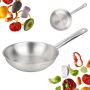 KINGHOFF PATELNIA GASTRONOMICZNA STAL NIERDZEWNA 20cm 21CT - 3