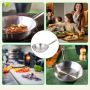 KINGHOFF PATELNIA GASTRONOMICZNA STAL NIERDZEWNA 20cm 21CT - 6