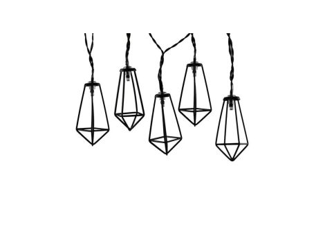 Girlanda Ogrodowa LED Bateryjna 2.1m 2xAA ALBORG Czarna Goldlux