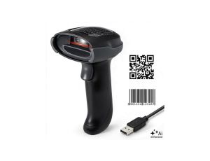Qoltec Precyzyjny Skaner czytnik kodów kreskowych 1D 2D QR EAN USB
