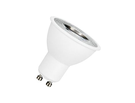 Żarówka LED GU10 230V 4W 300lm 3000K płaska z soczewką 55st barwa WW biała ciepła SPECTRUM LED