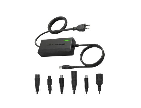 Uniwersalna ładowarka / Zasilacz Maclean Energy, do hulajnóg, 42V DC, 2A, Max 85W, Fast Charging, 6 wtyczek, MCE667