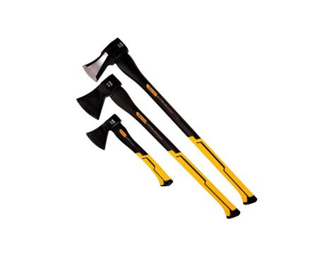 Siekiera Rozłupująca Zestaw Siekier Fiberglass Kuta stal Antypoślizgowa 3szt BESTEN BE0002887