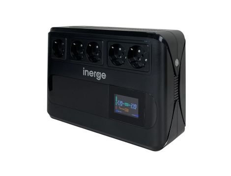 Zasilacz awaryjny UPS-1000 LCD Desktop (1000VA/600W) 12V/230V INERGE UPS-12-1000-12D