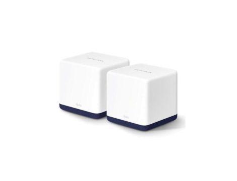 System Mesh Wi-Fi AC1900 Dual Band, 3x RJ45 1000Mb/s Mercusys Halo H50G (2-pack)