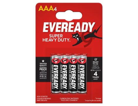 EVEREADY BATERIA R3/4BP SUPER HD /BL4szt.