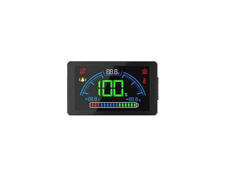 Monitor parametrów pracy akumulatora LiFePO4 LCD MPA100 AZO Digital AZO00D1255