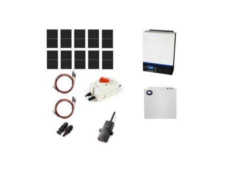 Zestaw solarny off-grid 10x450W, inwerter 5000W MPPT, LiFePO4 5.12kWh AZO Digital ESB-10kW-48 AZO00D1361