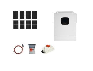 Hybrydowy zestaw solarny off-grid MPPT z 8 panelami 450W AZO Digital ESB-7kW-24 AZO00D1380