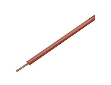 Przewód pomiarowy, LiY, linka, Cu, 0,25mm2, PVC, czerwony, 100V, 10m, Klasa: 5 125-010