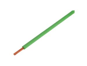 Przewód pomiarowy, LiY, linka, Cu, 0,14mm2, PVC, zielony, 60V, 10m, 1x0,14mm2 118-4