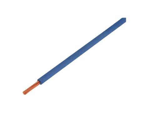 Przewód pomiarowy, LiY, linka, Cu, 0,25mm2, PVC, niebieski, 100V, 50m, Klasa: 5 125-052