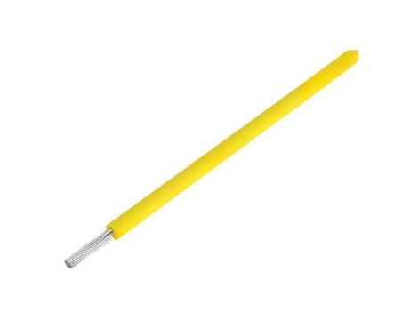 Przewód pomiarowy, LivY-Toy, linka, Cu, 0,04mm2, PVC, żółty, 60V, 10m 110-3