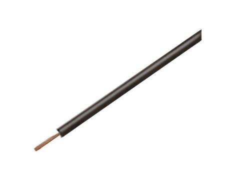 Przewód pomiarowy, LiY, linka, Cu, 0,14mm2, PVC, ciemnobrązowy, 60V, 10m 118-8-D