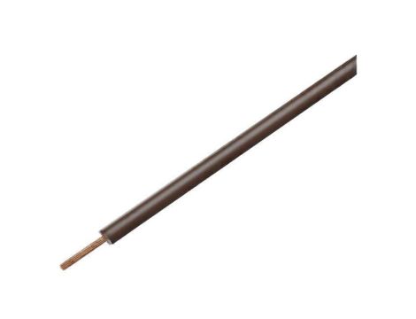 Przewód pomiarowy, LiY, linka, Cu, 0,25mm2, PVC, brązowy, 100V, 10m, Klasa: 5 125-018