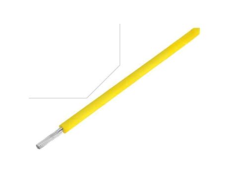 Przewód pomiarowy, LifY-Toy, linka, Cu, 0,04mm2, PVC, żółty, 60V, 10m, Klasa: 5 112-3