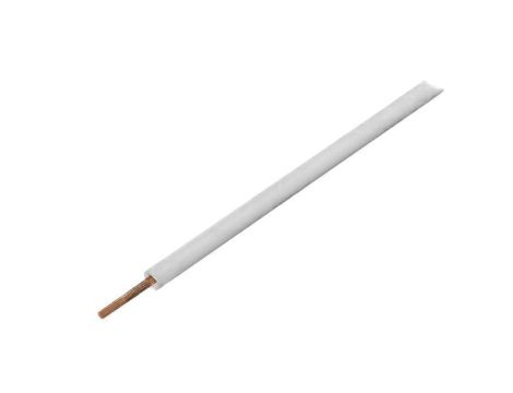Przewód pomiarowy, LiY, linka, Cu, 0,25mm2, PVC, biały, 100V, 50m, Klasa: 5 125-S50-5