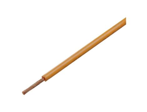 Przewód pomiarowy, LiY, linka, Cu, 0,25mm2, PVC, pomarańczowy, 100V, 25m 125-S25-7