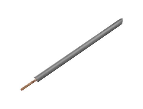 Przewód pomiarowy, LiY, linka, Cu, 0,14mm2, PVC, szary, 60V, 100m, 1x0,14mm2 119-19