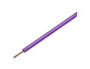 Przewód pomiarowy, LiY, linka, Cu, 0,25mm2, PVC, fioletowy, 100V, 50m, Klasa: 5 125-S50-6