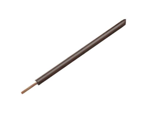 Przewód pomiarowy, LiY, linka, Cu, 0,14mm2, PVC, brązowy, 60V, 100m, 1x0,14mm2 119-18