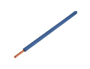 Przewód pomiarowy, H05V-K,LiY, linka, Cu, 0,5mm2, PVC, niebieski, 60V, 10m 150-012