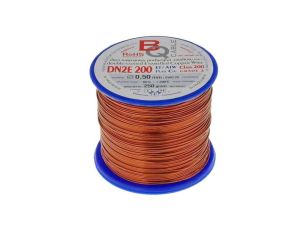 Drut nawojowy podwójnie emaliowany, 0,5mm, 0,25kg, -65...200C DN2E0.50/0.25