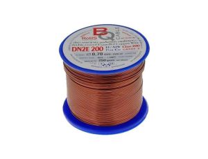 Drut nawojowy podwójnie emaliowany, 0,7mm, 0,25kg, -65...200C DN2E0.70/0.25