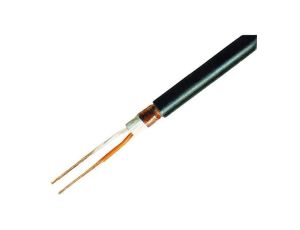 Przewód mikrofonowy, 2x0,25mm2, czarny, OFC, -1570C, Øprzew: 6mm C114 BLACK